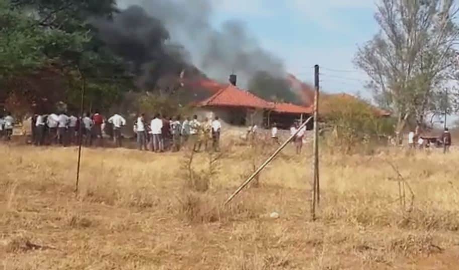 BREAKING News: FIRE destroys Mbuyazwe School in Umguza Matabeleland North..Pictures