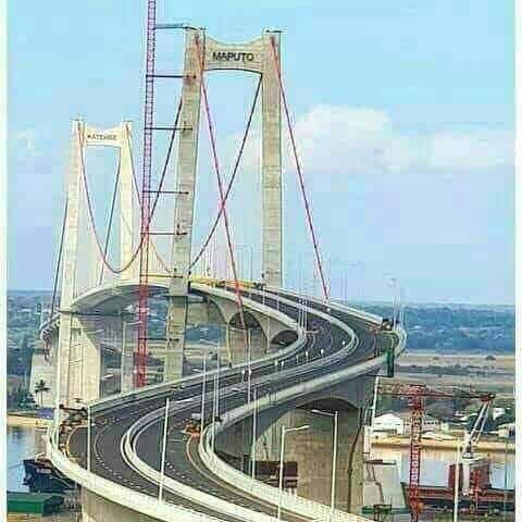 Pictures of Maputo Katembe bridge.. Mozambique now has Africa’s longest suspension bridge