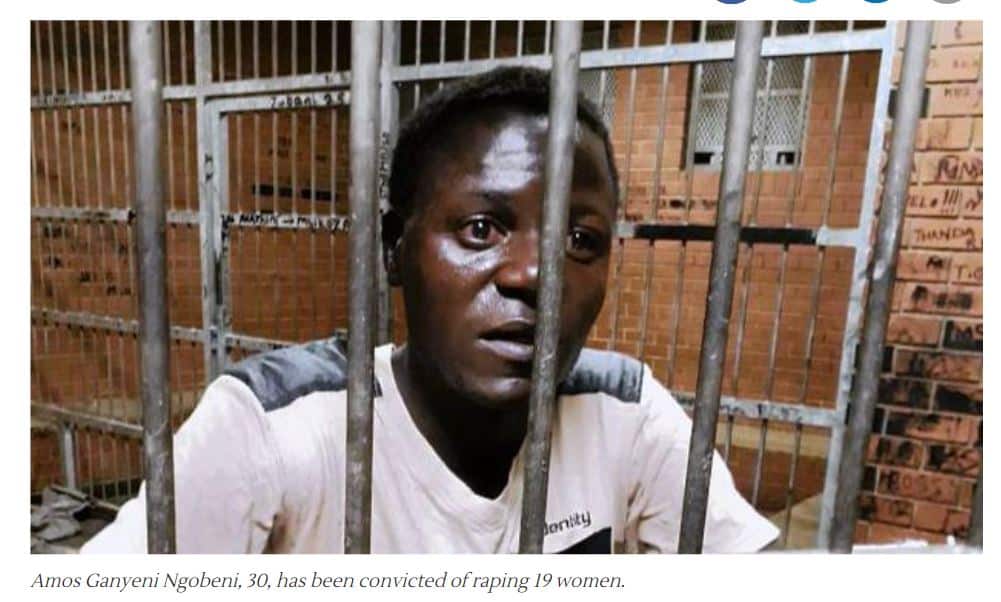 SOUTH AFRICA: Zim criminal Amos Ngobeni gets 10 life sentences