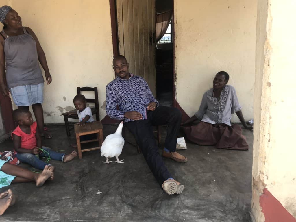 Pictures of Nelson Chamisa relaxing at his rural Gutu home with villagers