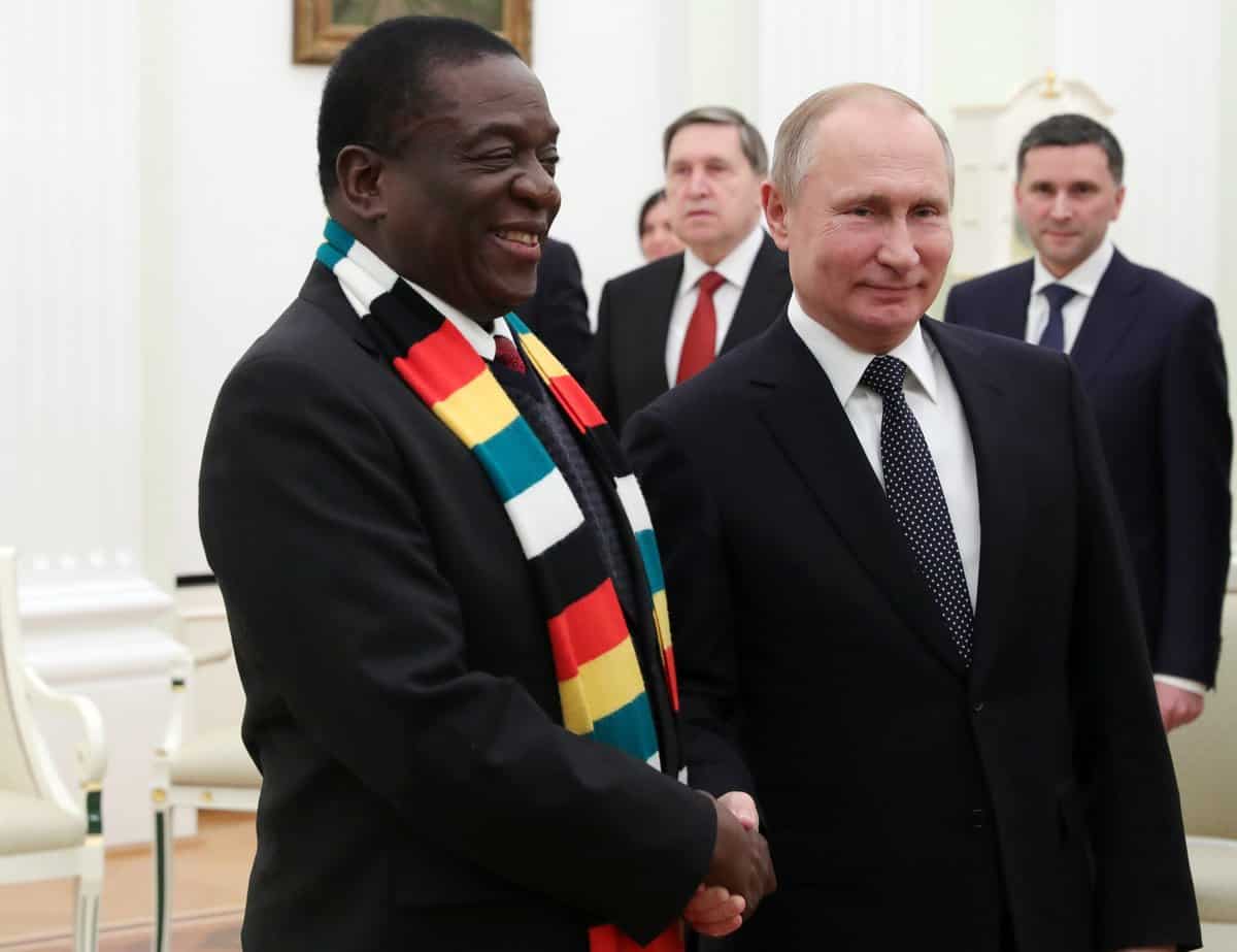 Top Russian envoy expected in Zimbabwe this evening
