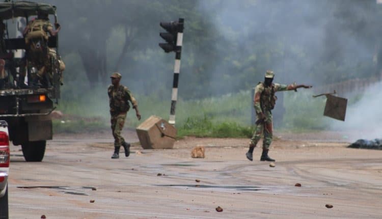 Masked soldiers deployed, 2 shot dead, LIVE bullets hit boys(11 )…PICTURES #ShutDownZimbabwe