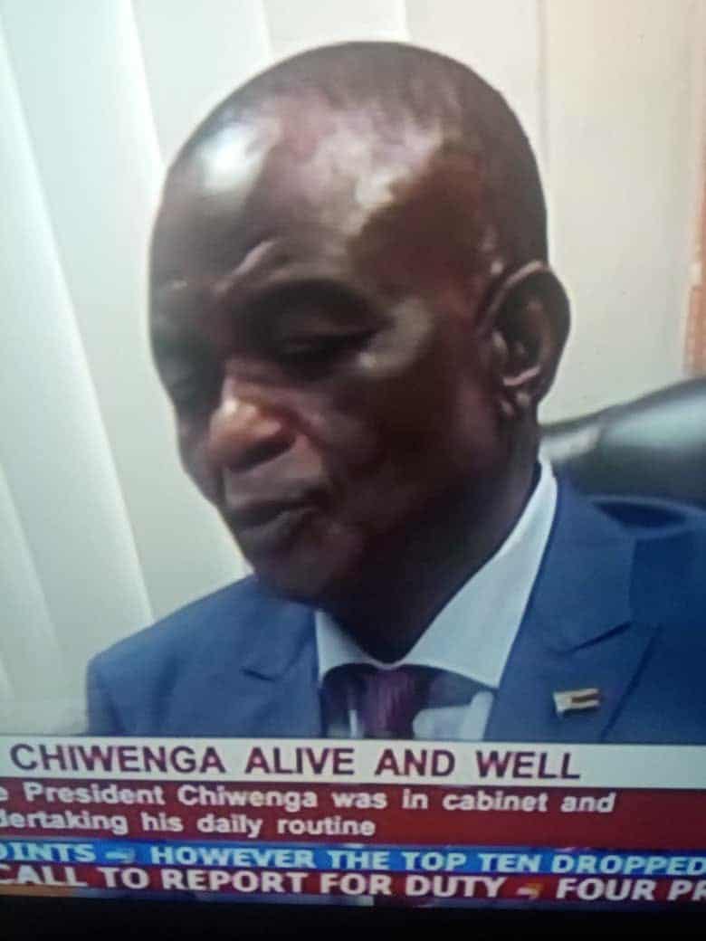 LATEST: CHIWENGA unable to speak, Health deteriorates