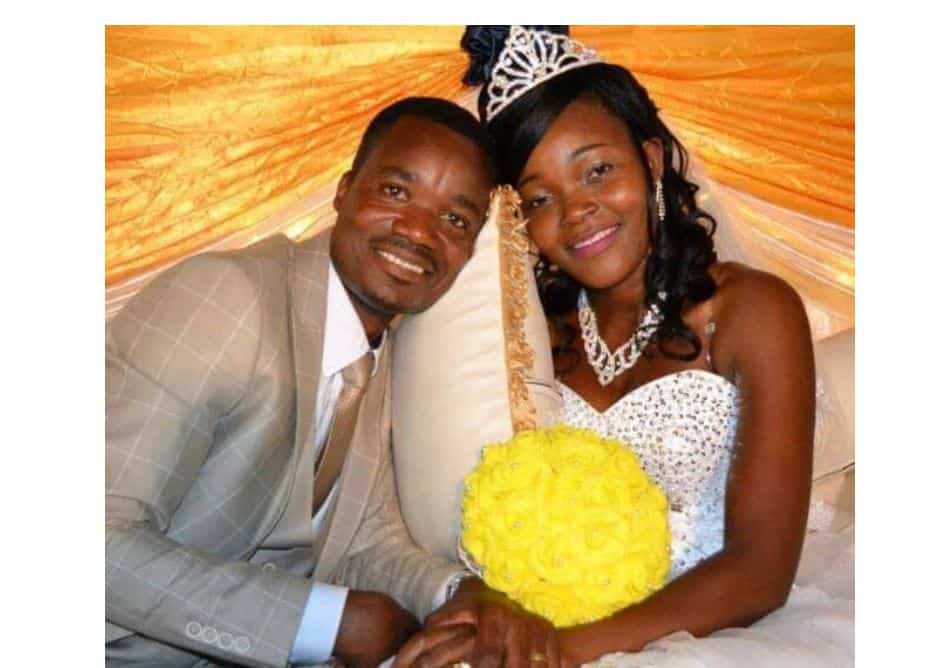 Newly wedded Zim couple killed by Cyclone Idai..Picture