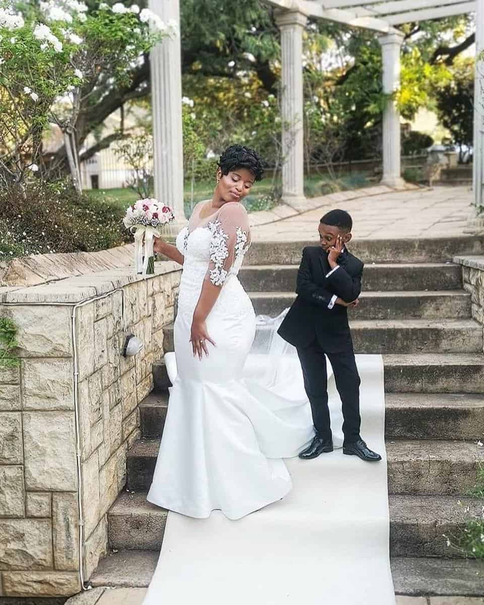 Zim actor Themba Ntuli’s wedding photos with SA wife go viral