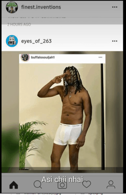 Buffalo Souljah Mistakenly Sends Nude On Instagram?…Shows 