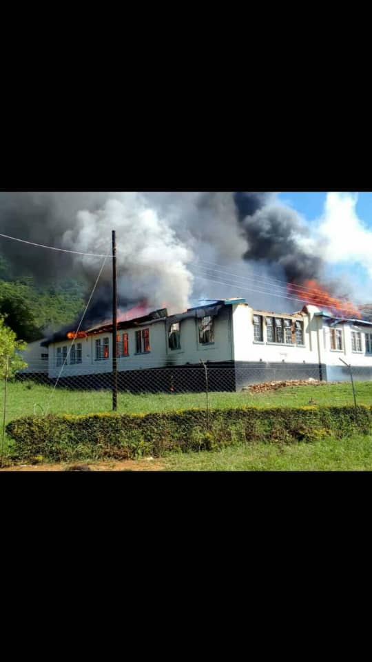 Another disaster strikes Manicaland…Hartzel High gutted by fire