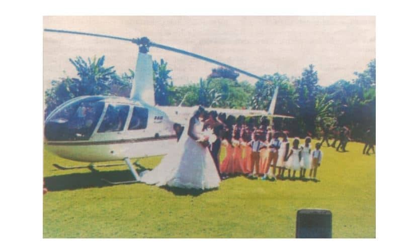 Wedding helicopter cause stir in Glen View Harare…PICTURES
