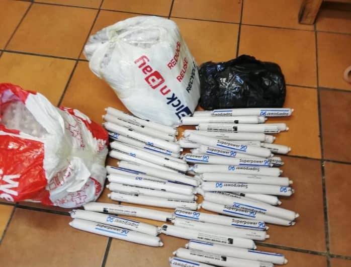 Pic: Zim Woman Caught With 200 Super Power -90 Blasting Explosives At Beitbridge Border