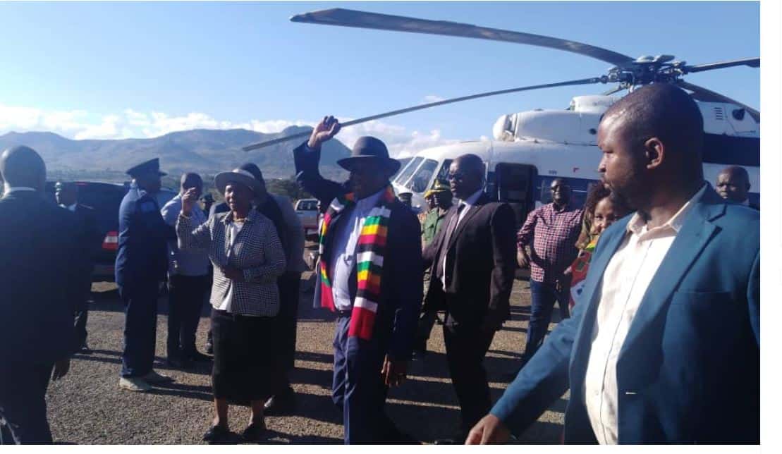 President ED Mnangagwa visits Chipinge