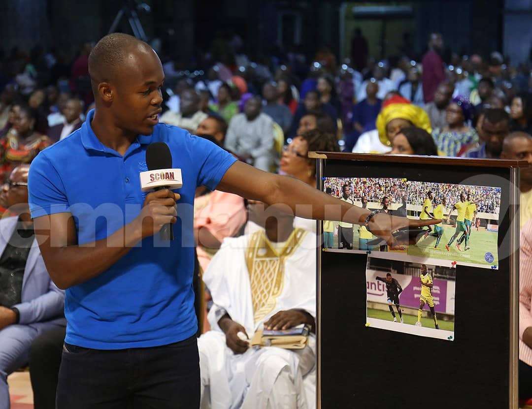 PICTURES: Knowledge Musona’s injured ankle healed by TB Joshua??