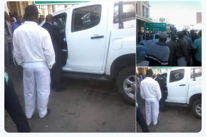 Chief Ndiweni attacked by CIOs, Zanu PF youth in Bulawayo today..PICTURES
