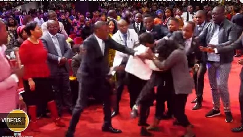 Shock As Prophet Tells Congregants To Fight Each Other In Order To Cast Out Demons (See Video)