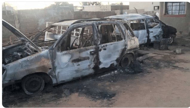 Fuel dealers accidentally set 2 cars on fire