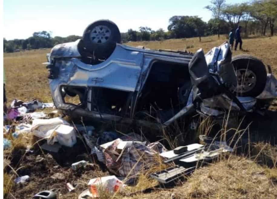 BREAKING: Chiwenga feared dead, wife killed in deadly road accident..PICTURES