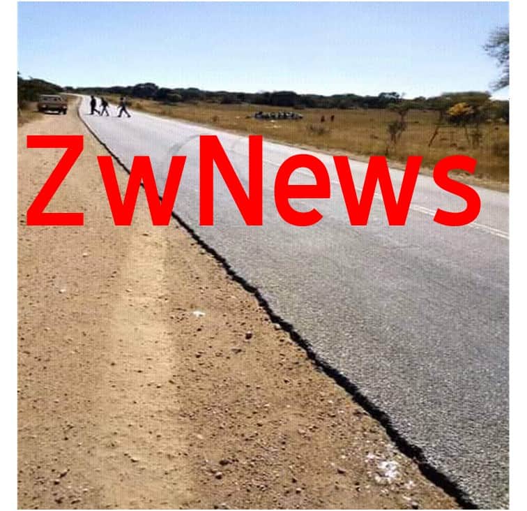 Tyre skidding marks: Chiwenga accident scene divides opinion..PICTURES