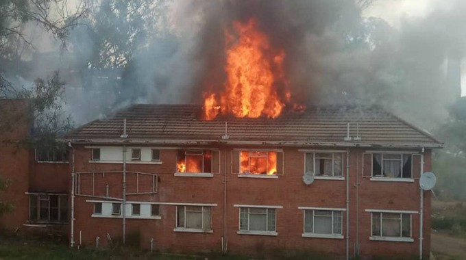 Fire Guts Mpilo Doctor’s Residents
