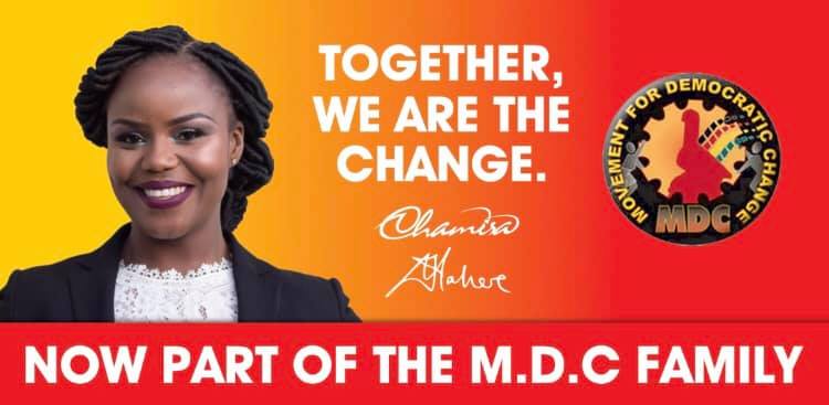 BREAKING: Fadzayi Mahere joins Chamisa’s MDC..PICTURES