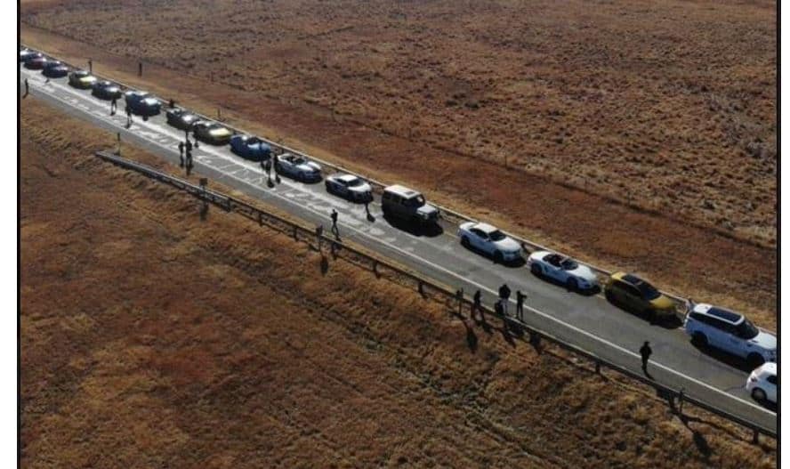 South Africa police arrest 72 car convoy Zim businessman