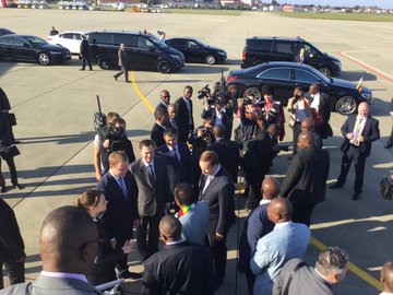 Pictures: Mnangagwa arrives in Sochi for Russia-Africa summit