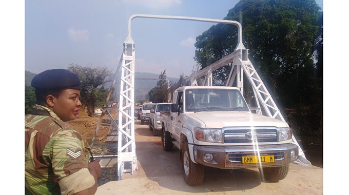 PICTURE: Chimanimani cyclone bridge construction completed