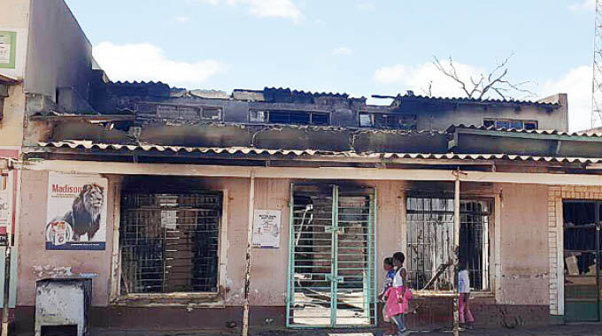 R1M lost at 30-yr-old Gwanda business is gutted by fire