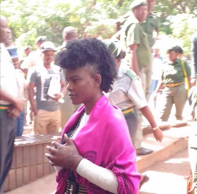 PICTURES: Marry Chiwenga reappears at court with new hairstyle, bandaged hands
