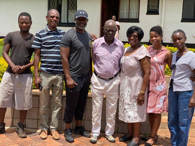Didymus Mutasa family on Christmas day..pictures