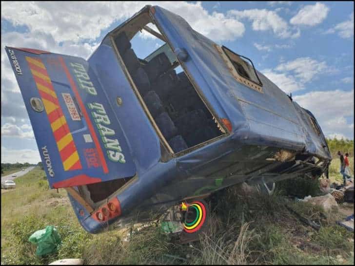 LATEST: Trip Trans bus accident kills 2..Pictures