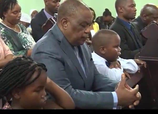Latest: Chiwenga at Holy Communion with swollen face, “abducted” children..Church video, pictures