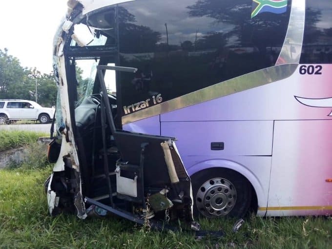 LATEST: Intercape bus involved in road accident in Masvingo today, Bus driver killed on the spot