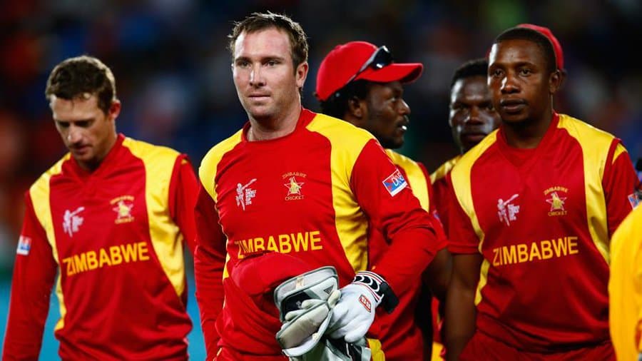 Zimbabwe men’s cricket team performing badly against Afghanistan with one game left
