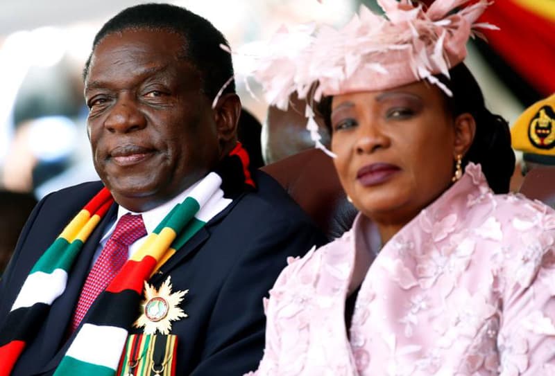 My wife is too talkative, says President Mnangagwa