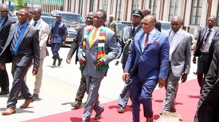 General Chiwenga takes over as President.. ED Mnangangwa flies out of Zim