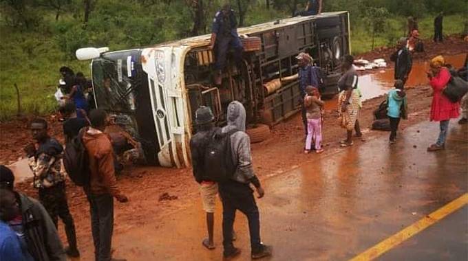 Another ZUPCO bus accident? 27 people injured after coach veers off road