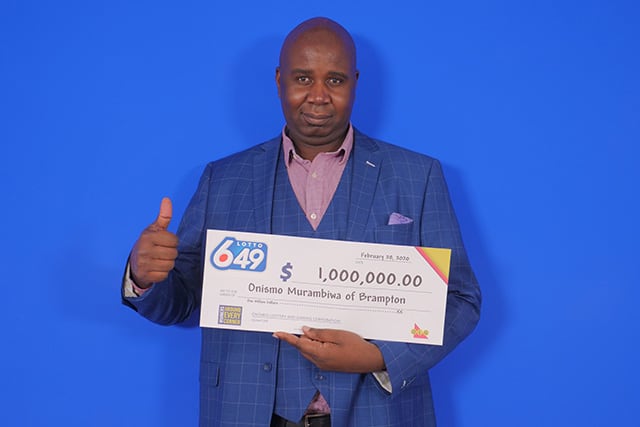 CANADA: Zim man Onismo Murambiwa wins $1 million Lotto jackpot