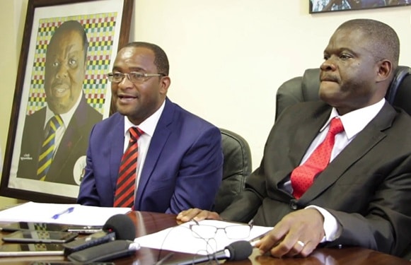 Douglas Mwonzora outsmarts Morgen Komichi, Nominated MDC Presidential candidate unopposed
