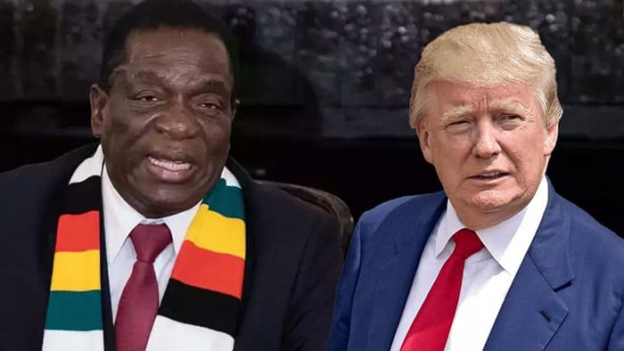 We’re not Your Enemies, Zimbabwe’s Mnangagwa Tells Donald Trump
