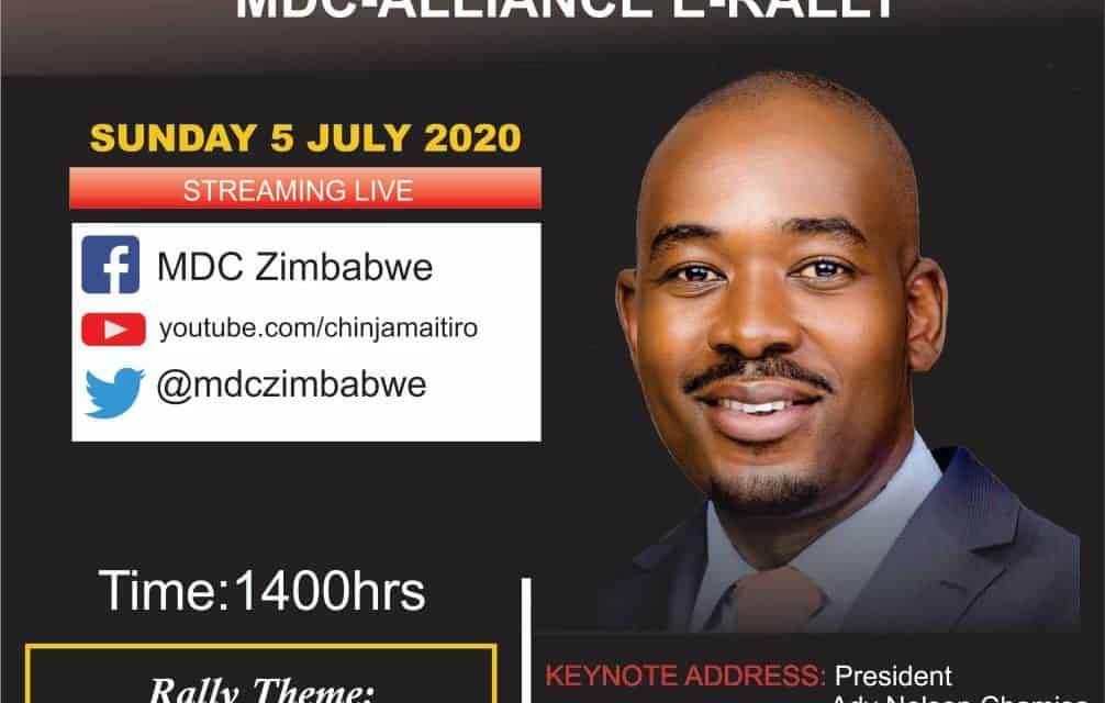Chamisa’s e-Rally set for Sunday as Pressure mounts on Mnangagwa