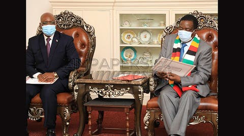 Equatorial Guinea delegation meets Mnangagwa