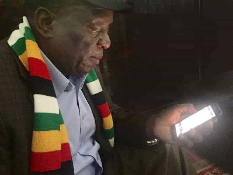 Mnangagwa at it again, sends unsolicited text messages to citizens as he ‘begs’ for votes