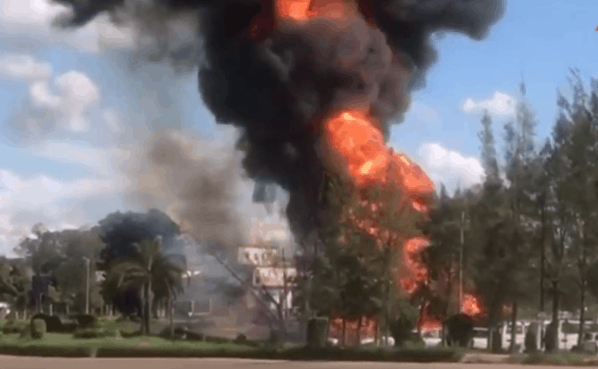 Fuel tanker explodes into flames at Bindura service station, Heroic Rasta praised