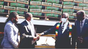 JUST IN: Mnangagwa tours PPC Cement plant in Msasa