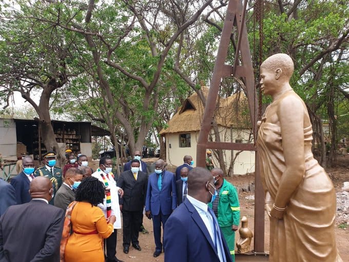Mnangagwa rejects youthful-looking Mbuya Nehanda statue
