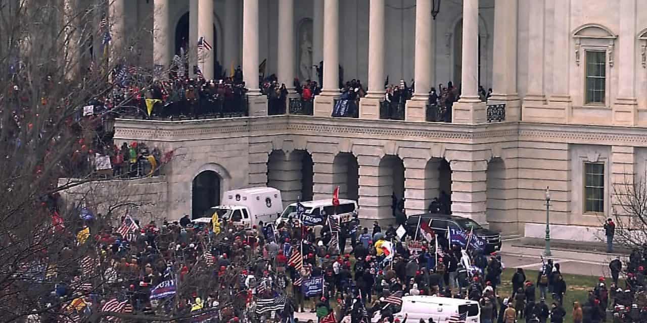 ‘COUP ATTEMPT IN AMERICA’ Protesters breach Capitol as Congress certifies Biden’s win..PICTURES