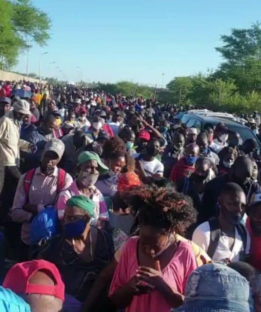 Thousands Turned Away At Beitbridge Border Post On South African Side