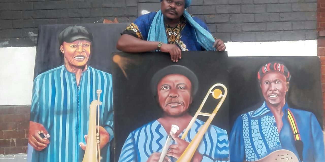 Rasta The Artist’s Drawings of Oliver Mtukudzi, Hugh Masikela, Jonas Gwangwa..Whats wrong with these pictures?