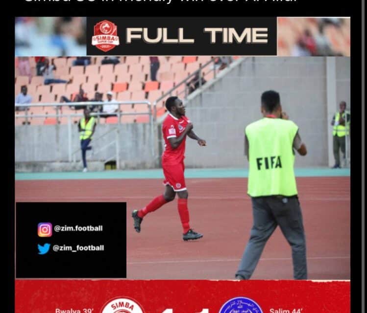 Perfect Chikwende makes perfect start with debut goal at Simba SC in Tanzania..VIDEO