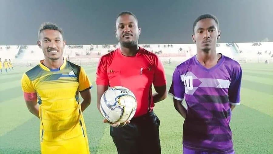 3 Brothers: When 3 Sudan siblings took to the field in different colours for Aljalla vs Alhaddaf match..PICTURE