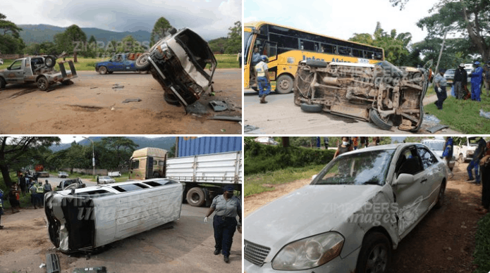MUTARE: 17 people injured in police chase road accident